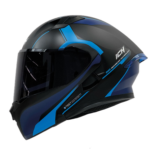[ICH-3120DV-STRAXIS_NMAZS] CASCO NEGRO M/AZUL STRAXIS ICH-3120 S