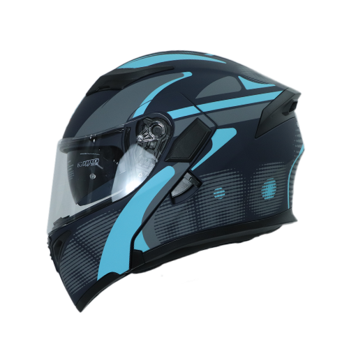 [HRO-3400SDV-ATO_AZMS] CASCO AZUL MATE ATO HRO 3400 S