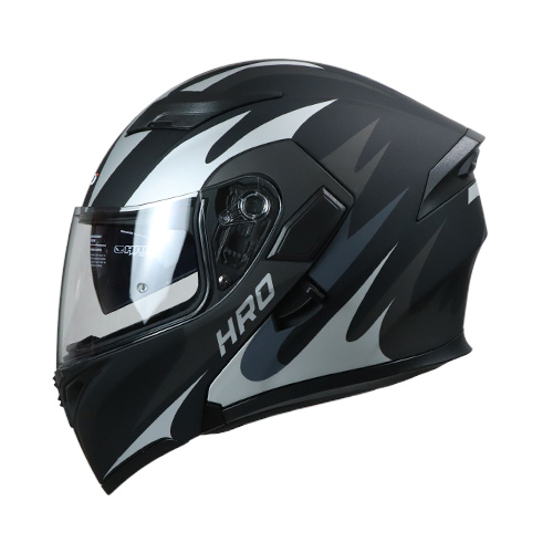 [HRO-3400SDV-GOAT_NMGS] CASCO NEGRO M/GRIS GOAT HRO 3400 S