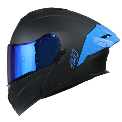 [HRO-3480EVO-SOLID_NMAZL] CASCO NEGRO M/AZUL SOLID HRO 3480 L
