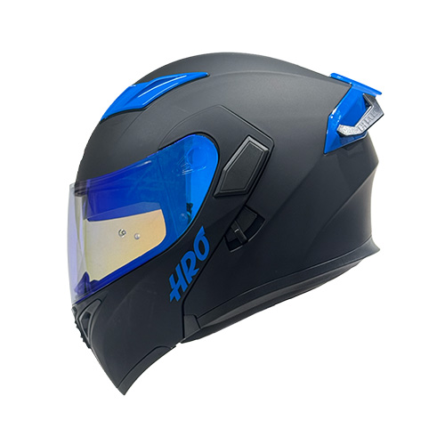 [HRO-3400EVO-SOLID_NMAZM] CASCO NEGRO M/AZUL SOLID HRO 3400 M
