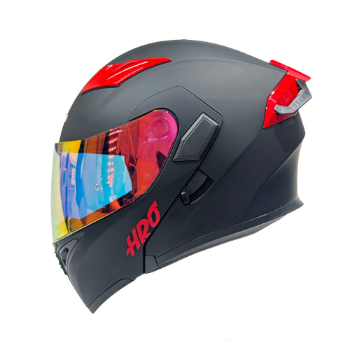 [HRO-3400EVO-SOLID_NMRJXL] CASCO NEGRO M/ROJO SOLID HRO 3400 XL