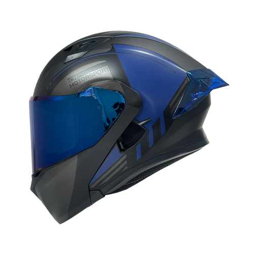 [ICH-3120DV-DOKU_NMAZS] CASCO NEGRO M/AZUL DOKU ICH-3120 S